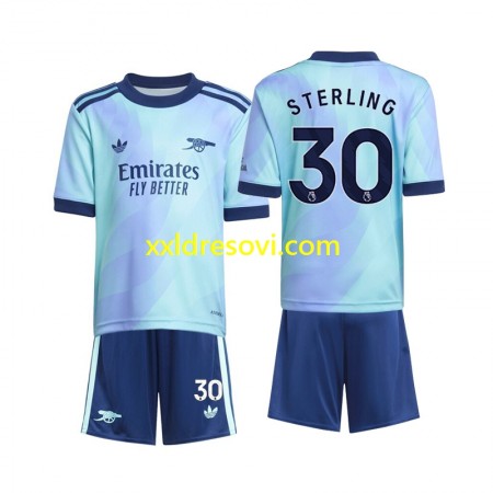Arsenal Sterling 30 Treći Dječji Nogometni Dres 2024-2025